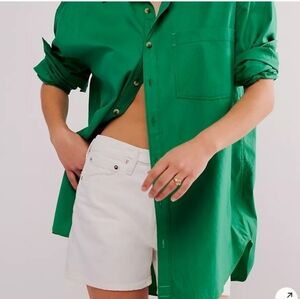 AGOLDE Parker Long Short In Dough 24 NWT